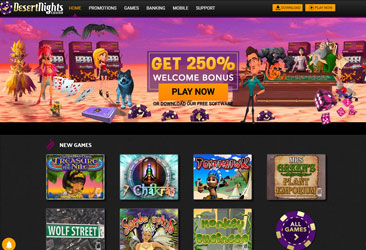 Desert Nights AUD Pokies Screen